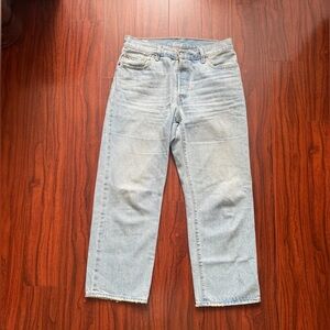 Levi's Light Blue Ankle Cropped Women's Jeans